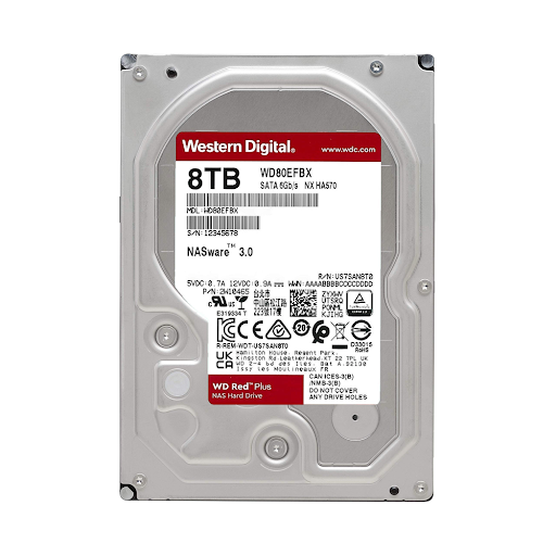 Ổ cứng HDD WD Red Plus 8TB 7200RPM (WD80EFBX)