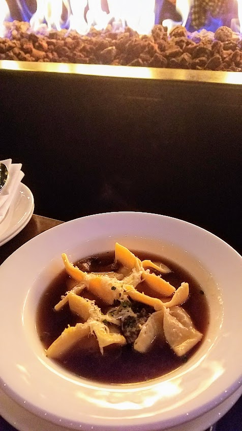 Oxtail and Porcini Ravioli in a Mushroom Parmesan Brodo from Nel Centro for Portland Dumpling Week 2018