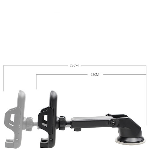 Title 2, New Carbon Fiber Texture Car Phone Holder. Secu...