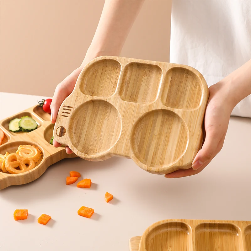 Houten Voedingskommen voor Kinderen Veilig en Milieuvriendelijk. Bevorder gezond eten met een schattig design. Perfect voor kleintjes.