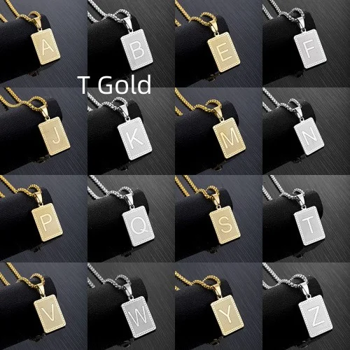 Dames Letter Fashion RVS Hanger Ketting. Maak je look compleet met deze stijlvolle en gepersonaliseerde ketting, perfect voor dagelijks gebruik.