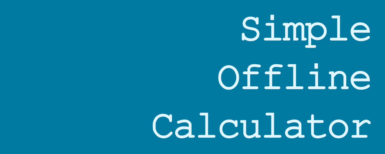 Simple Offline Calculator Preview image 2