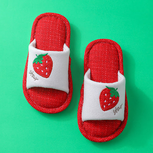 Title 2, Childrens linen slippers, soft and breathable,...