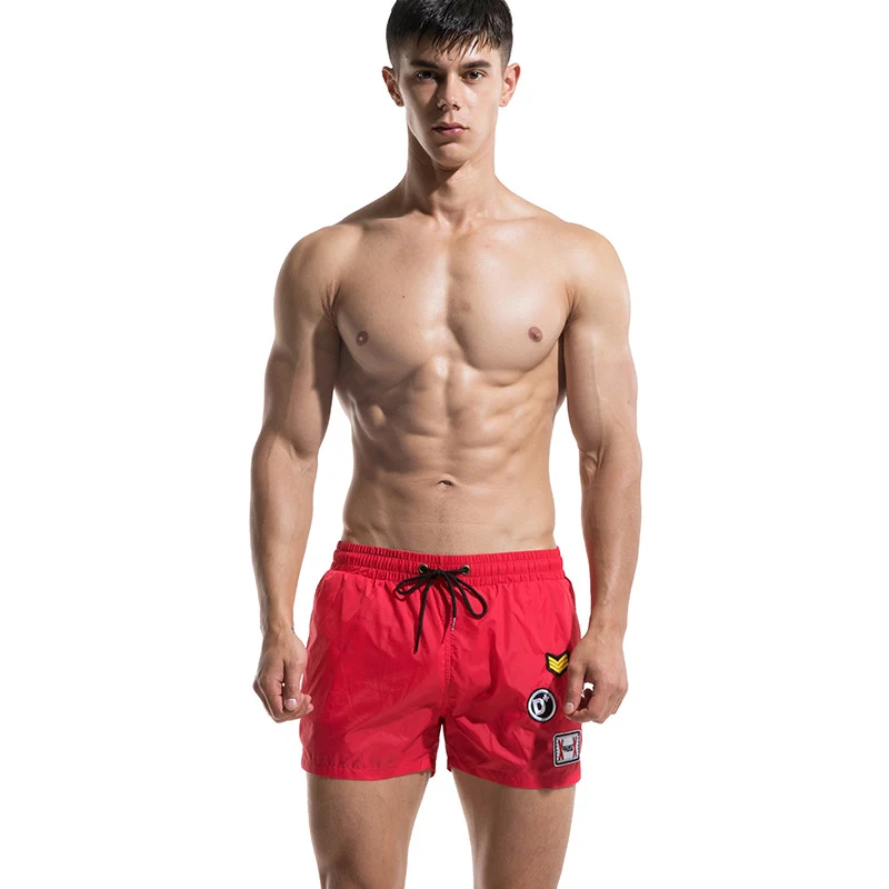 Men's Quick-Drying Loose Casual Beach Swimming Trunks in Business Shirt Style. Perfect for swimming, beach, and summer c