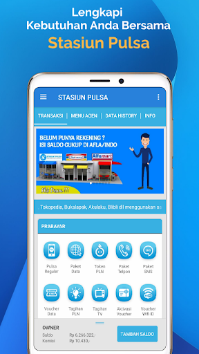 STASIUN PULSA - Agen Pulsa, Token PLN, Data & PPOB - v6.3