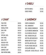 KVC Food Court menu 1