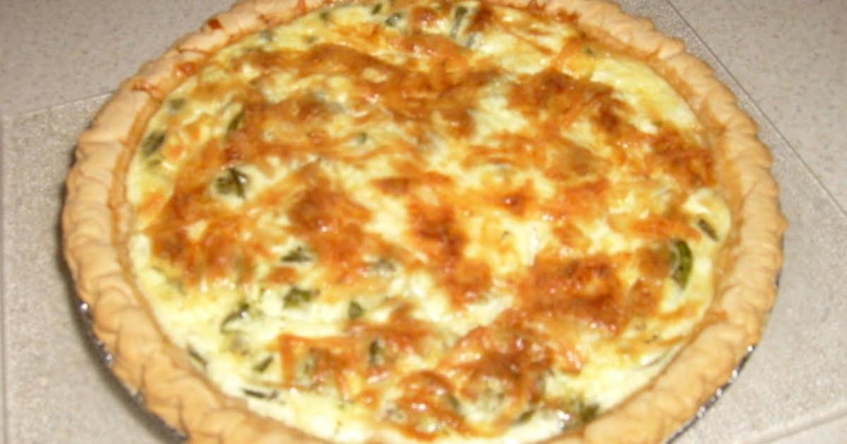 Fiddlehead Quiche | Just A Pinch Recipes