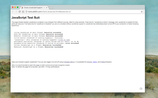 Is JavaScript Enabled Preview 1