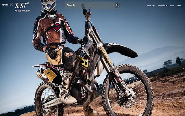 Motocross Wallpapers NewTab Theme