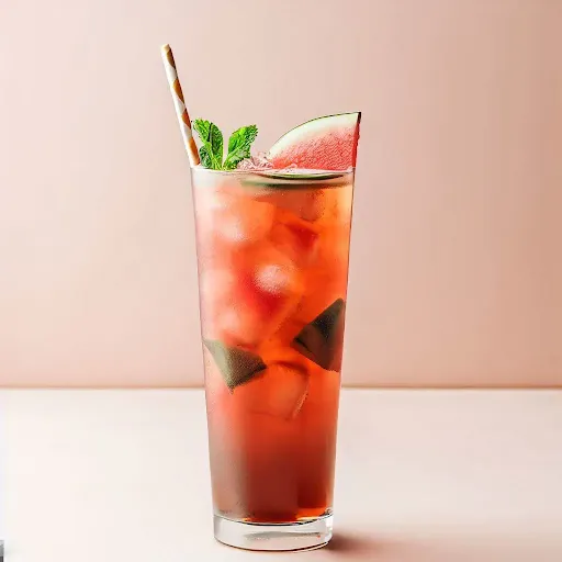 Watermelon Mint Iced Tea [450 Ml, 1 Mason Jar]