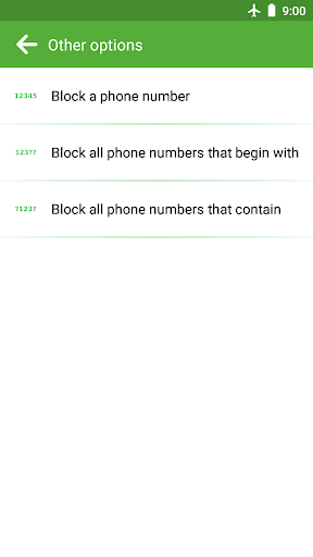 Screenshot Call & SMS Blocker - Blacklist