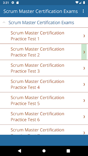 Scrum Master Certification Practice Tests