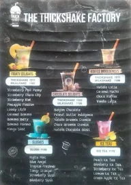 The Thickshake Factory menu 2