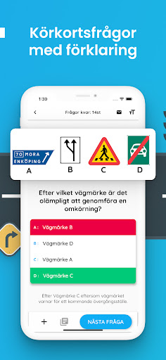 Screenshot Fixa Körkort: Frågor & Teori