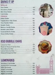 London Bubble Co. menu 2