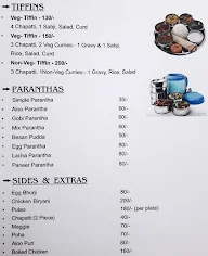 Chanda's Kitchen Tiffin Services menu 1