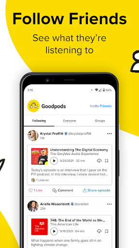 Screenshot Goodpods - Podcast Player