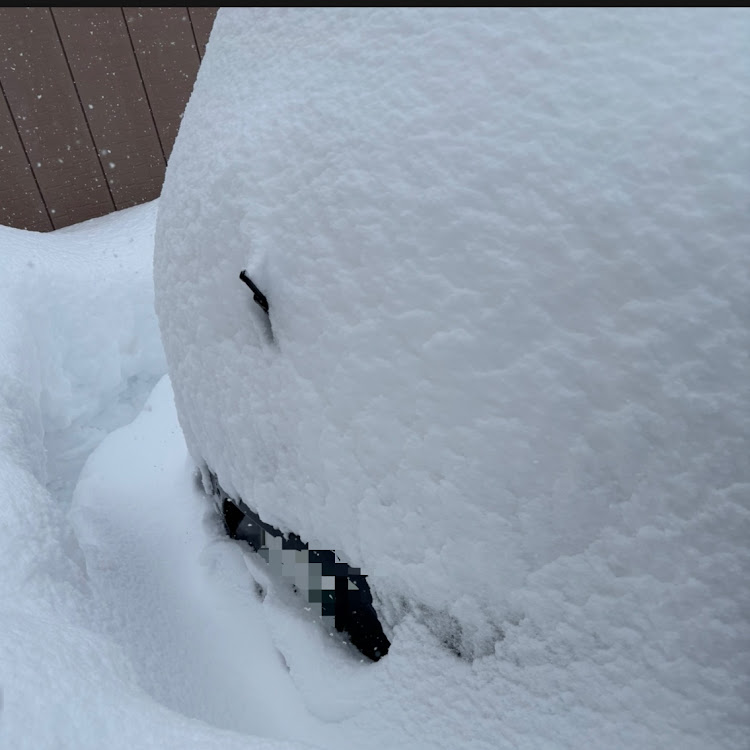シロッコの愛車は雪だるま状態・バックシャンな愛車・函館も雪・雪国あるあるに関するカスタム事例の投稿画像6枚目