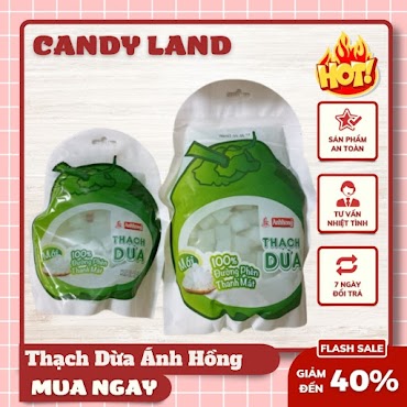Thạch Dừa Ánh Hồng Ngọt Thanh Thơm Mát Đậm Vị Dừa - Sản Phẩm Bán Chạy Số 1 - 1 Đổi 1 Trong 7 Ngày - Bảo Hành 12 Tháng
