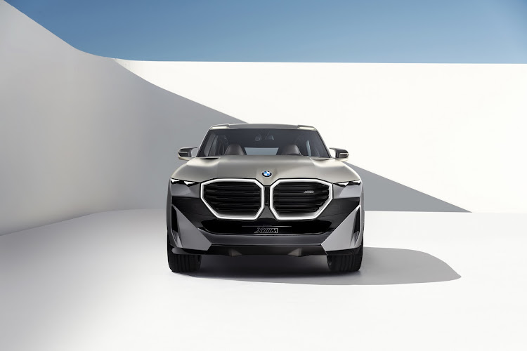 The Concept XM previews the new front-end design for BMW’s forthcoming luxury-class models. Picture: SUPPLIED