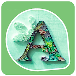 Cover Image of ดาวน์โหลด Quilling Alphabet stickers: Alphabet WAStickerApps 1.0 APK