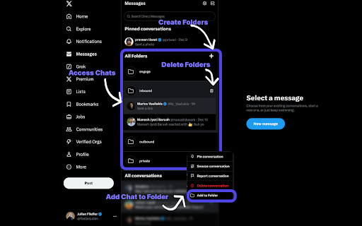 TwInbox: Organize your X DMs
