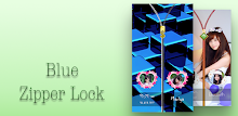 Blue Zipper Lock Screen APK