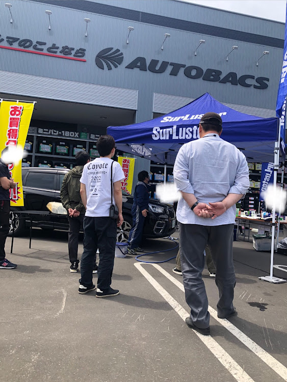 スイフトスポーツのシュアラスター洗車講習会・スーパーオートバックス札幌・ドライブに関するカスタム事例の投稿画像1枚目