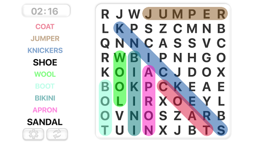 Word Search Games in english screenshots 18