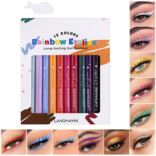 Title 1, 12-Color Eyeliner Set for Smudge-Proof Makeup. ...