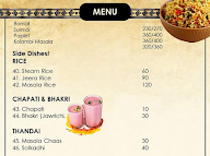 Patil Missal Corner menu 3