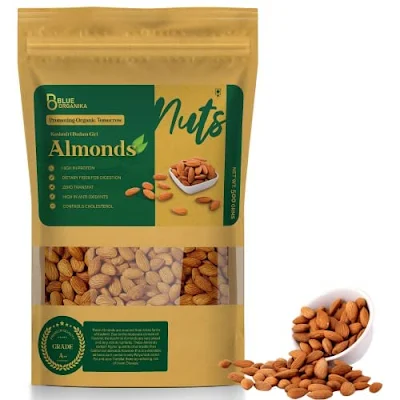 BlueOrganika Kashmiri (BADAM) Almonds - 1000g