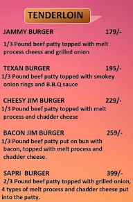 Burger Ground menu 1