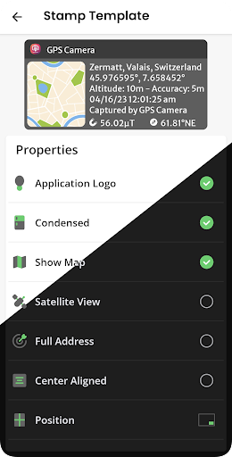 Screenshot GPS Camera