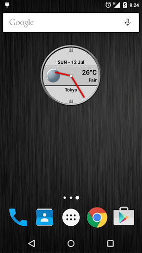 Slate Clock Widget