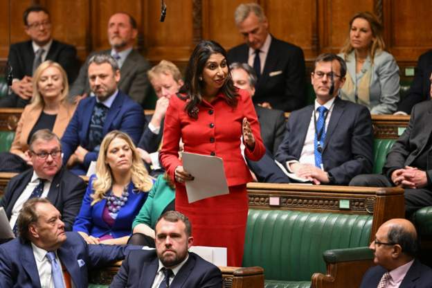 Ex-UK Home Secretary Suella Braverman