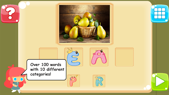 Stacy's Spelling Bee: An English App For Kids! Screenshot