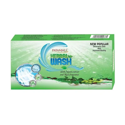 Patanjali Herbal Wash Detergent Cake - 250 g