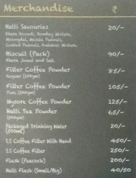 Hatti Kaapi menu 4