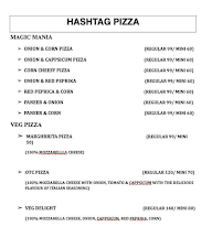 Hashtag Pizza menu 1