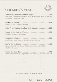 Bridge Bistro Bar menu 1