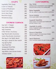 The Greens Restaurant & Herbal Cafe menu 2