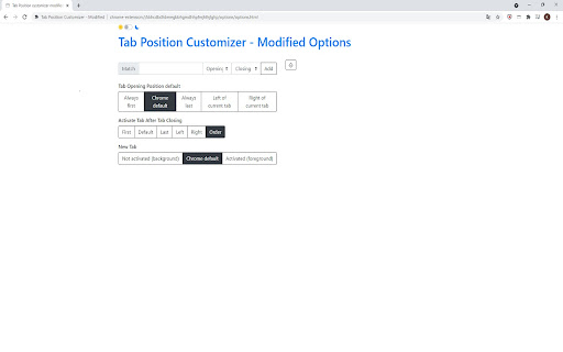 Tab Position Customizer - Modified