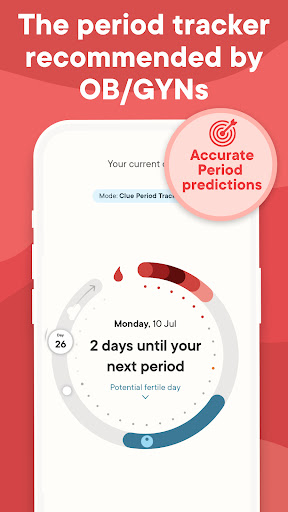 Clue Cycle & Period Tracker screenshot #0