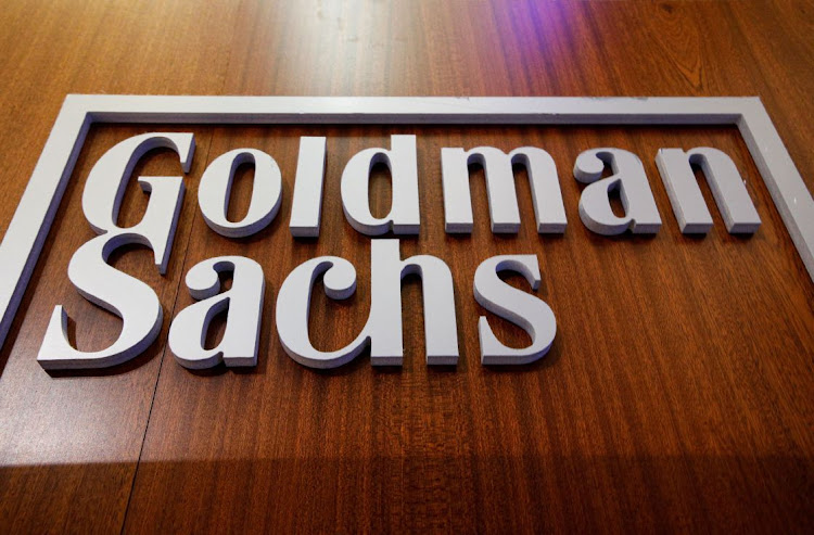 The Goldman Sachs company logo is shown on the floor of the New York Stock Exchange in New York City, US. File photo: REUTERS/BRENDAN MCDERMID