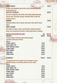 Hassanamba Iyengars Cake Palace menu 7