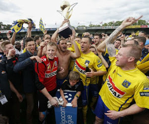 Westerlo-fans bouwen feestje met spelers