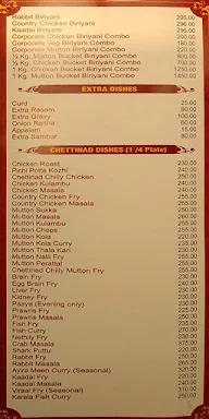 Ponnusamy Hotel menu 2