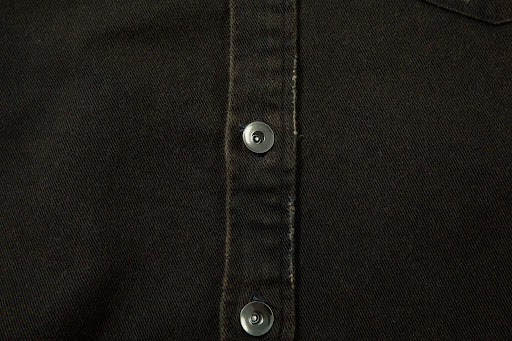 Title 12, Mens Damaged Washed Denim Cross Printed Shirt....