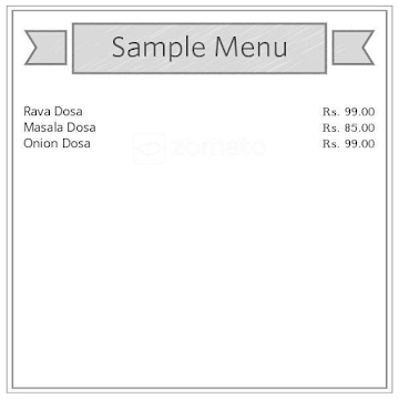 Namoora Thindi menu 